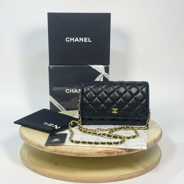 Sac CHANEL CUIR noir