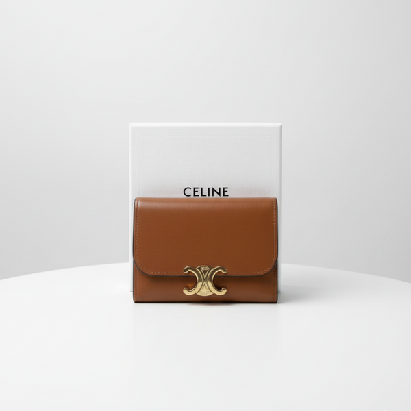 Port monnaie CELINE marron
