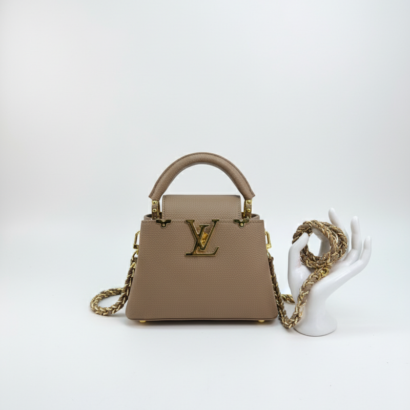 Sac LV Cuir Beige