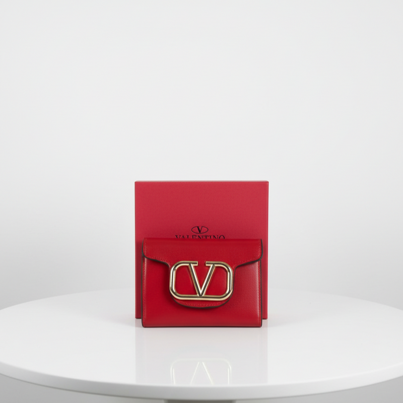 Port monnaie Valentino rouge