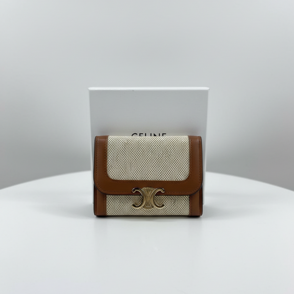 Port monnaie CELINE beige