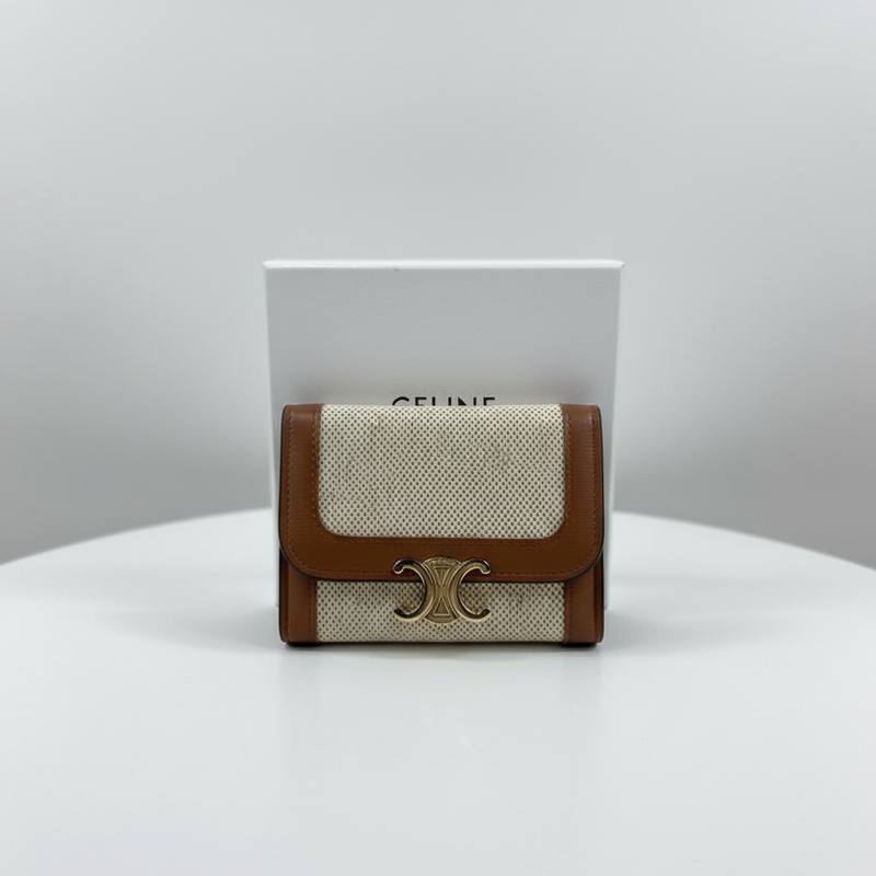 Port monnaie CELINE beige