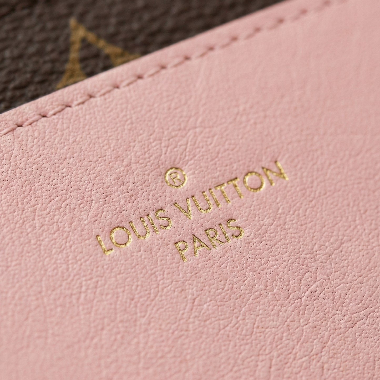 Portefeuille LV Rose Pâle