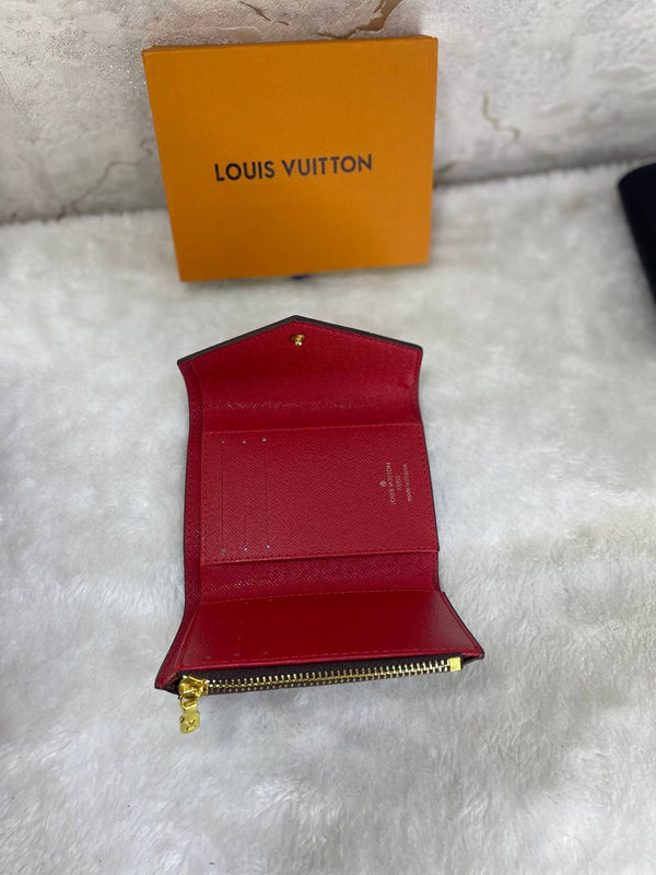 Port monnaie LV rouge
