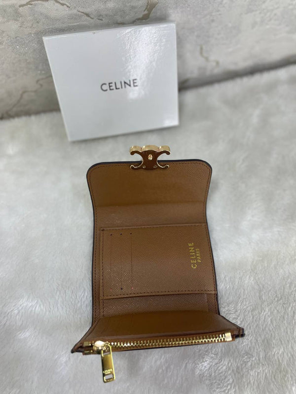 Port monnaie CELINE marron