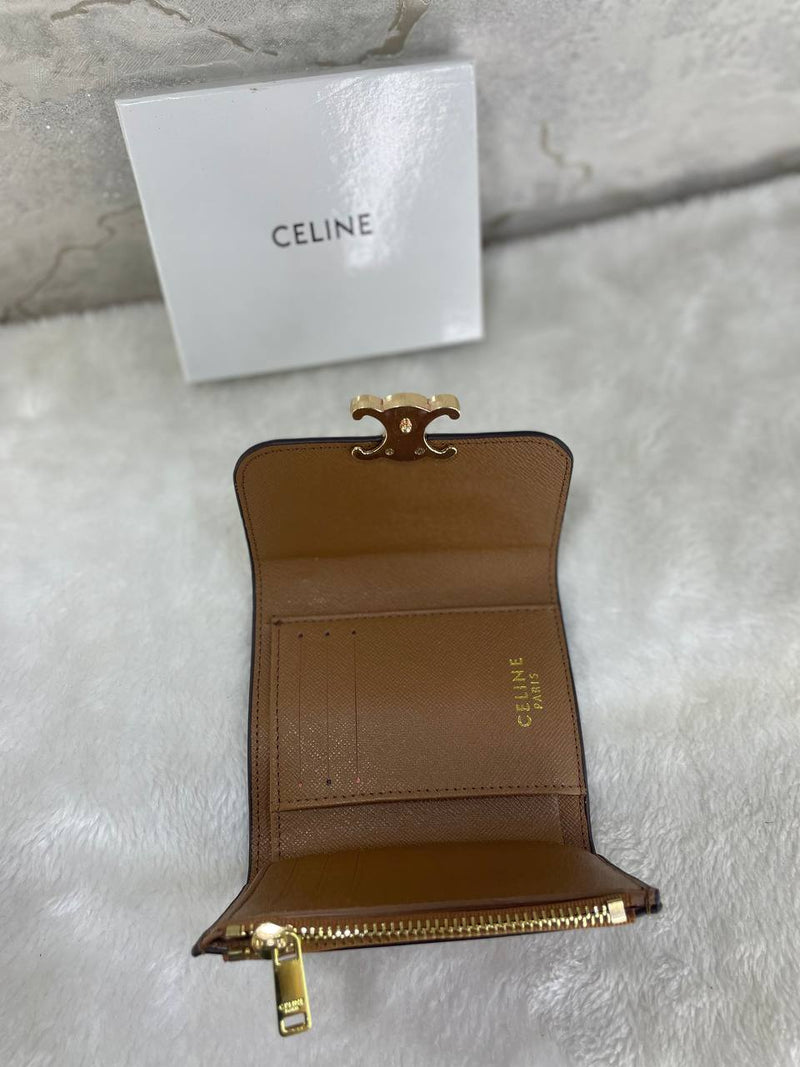 Port monnaie CELINE marron