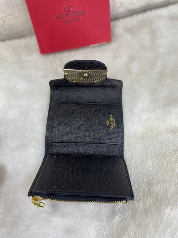 Port monnaie Valentino noir