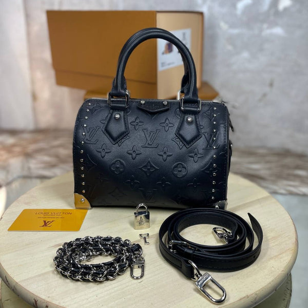 Sac LV CUIR NOIR